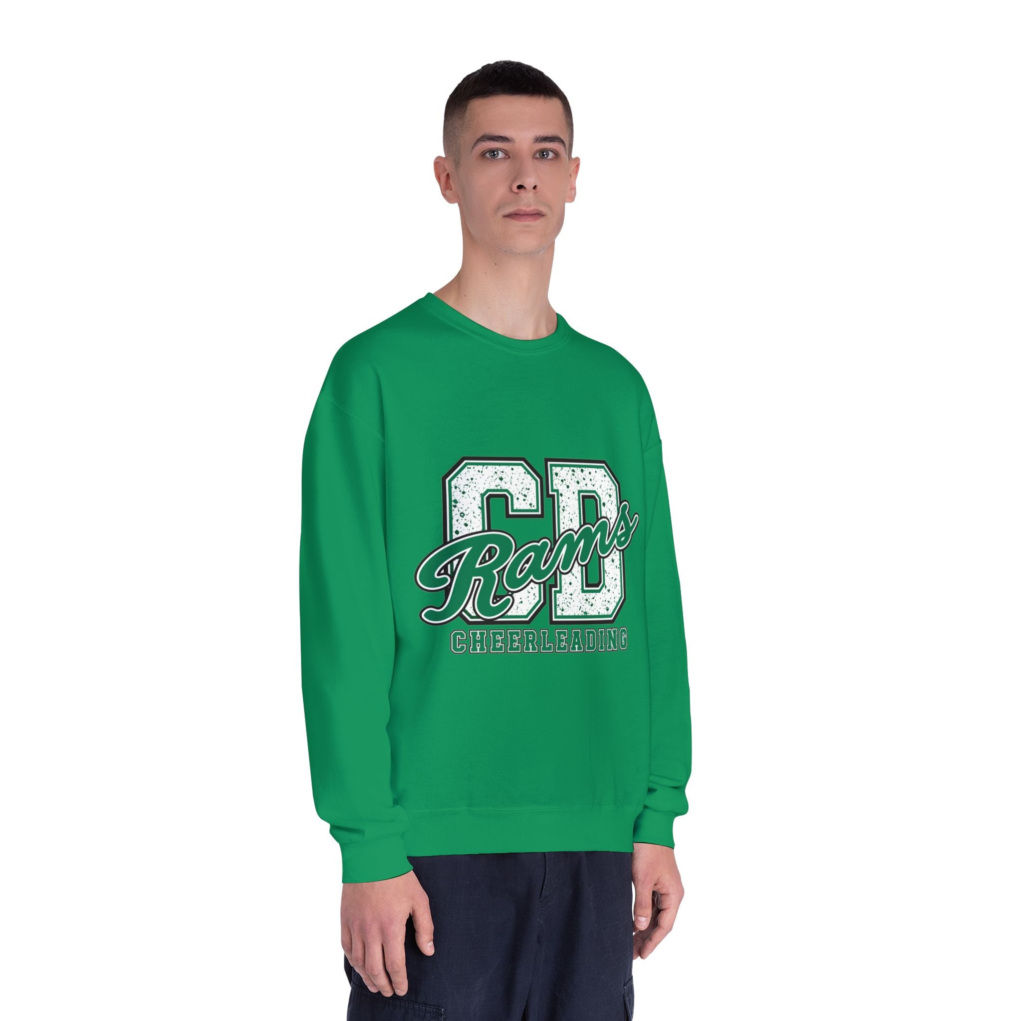 Personalizable Rams Cheerleading Crewneck Sweatshirt