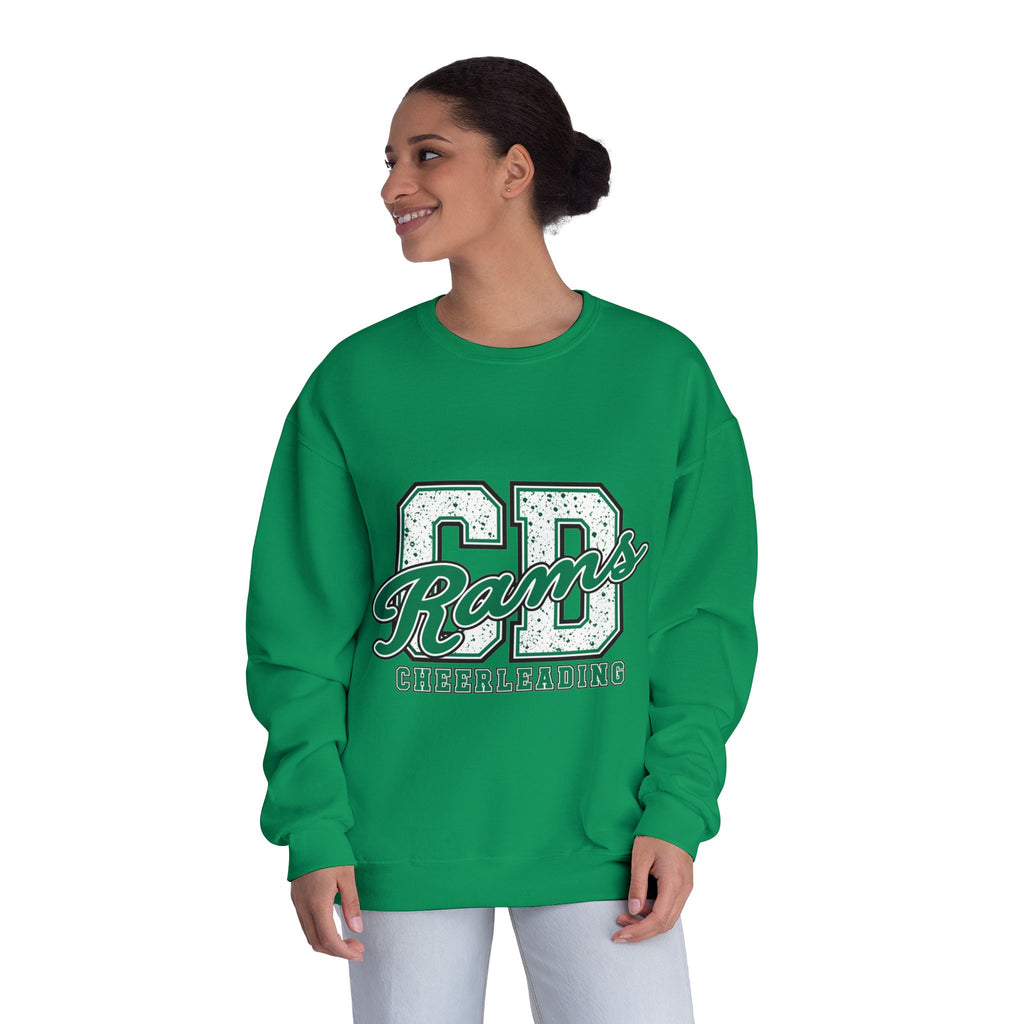 Personalizable Rams Cheerleading Crewneck Sweatshirt