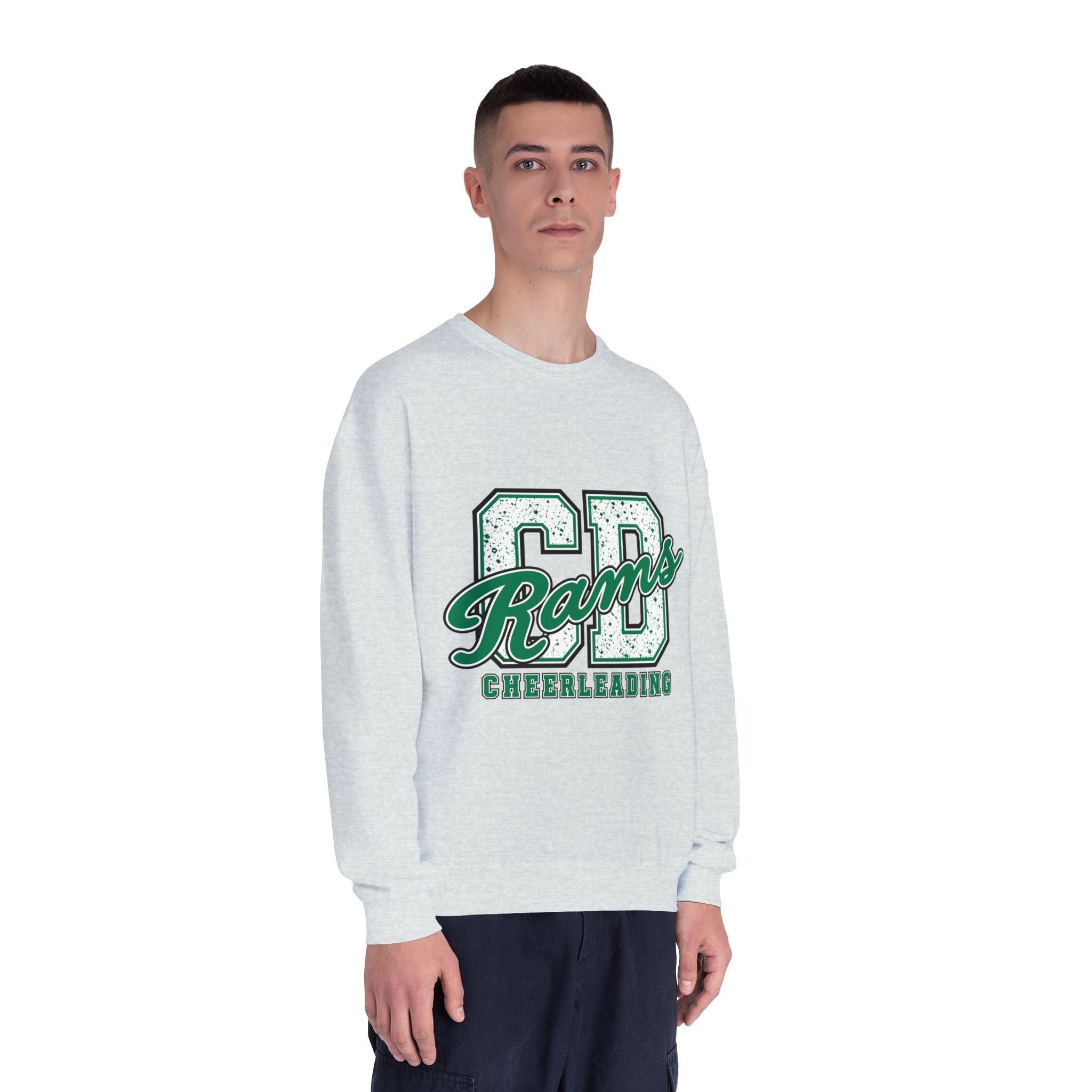Personalizable Rams Cheerleading Crewneck Sweatshirt
