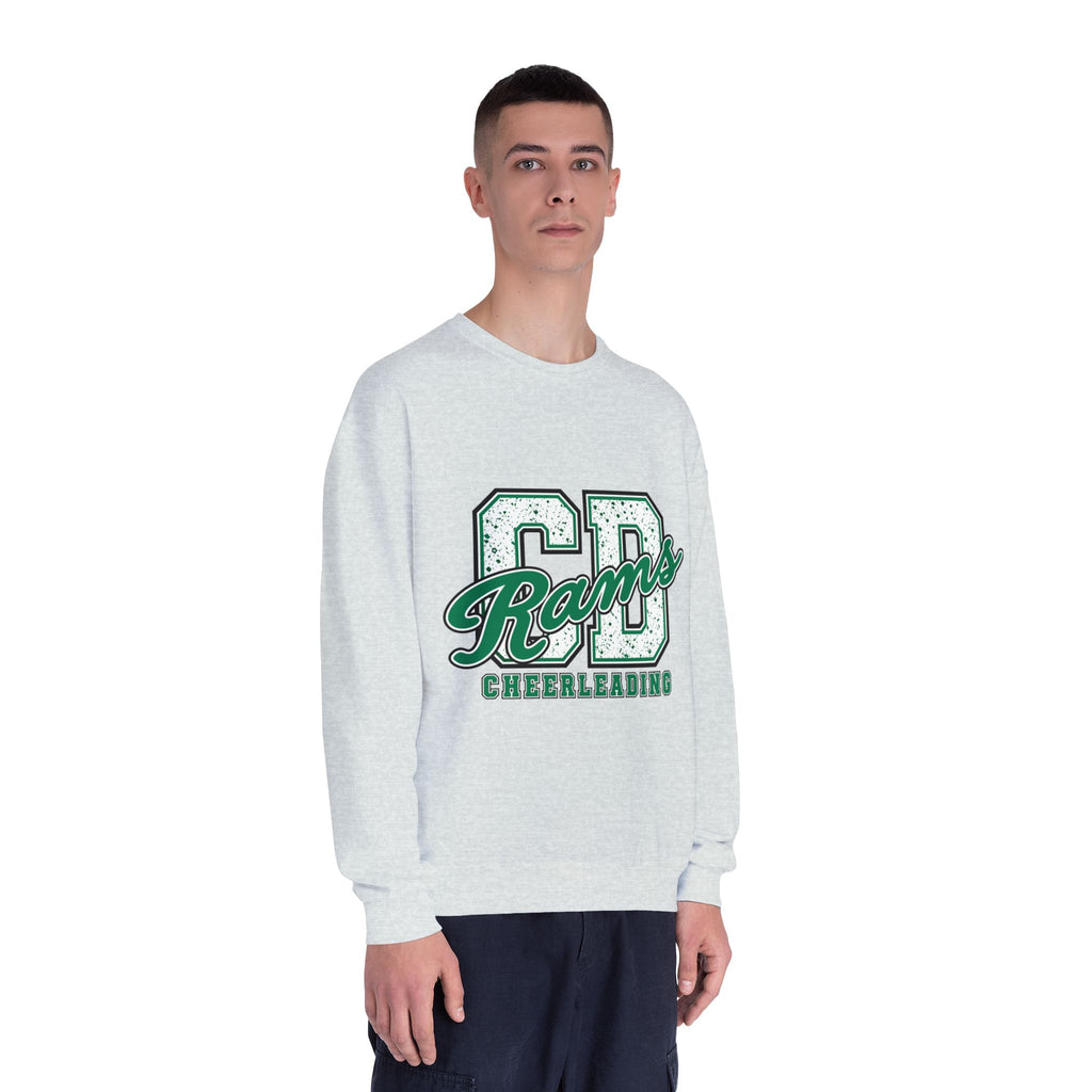 Personalizable Rams Cheerleading Crewneck Sweatshirt