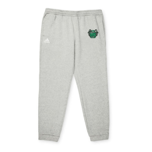 adidas Embroidered Green Crest Fleece Joggers