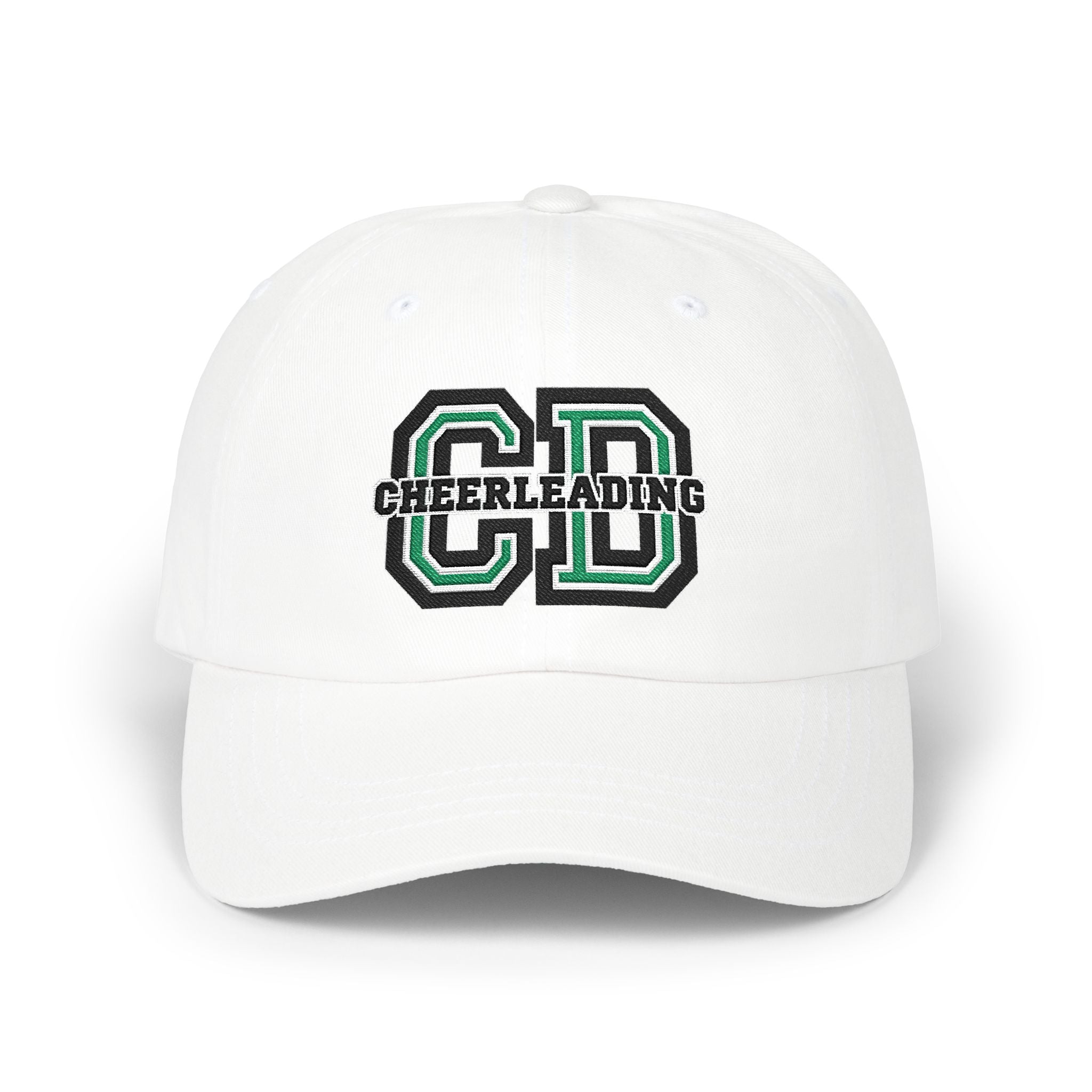 Cheerleading Dad Cap - Embroidered CD Varsity Hat