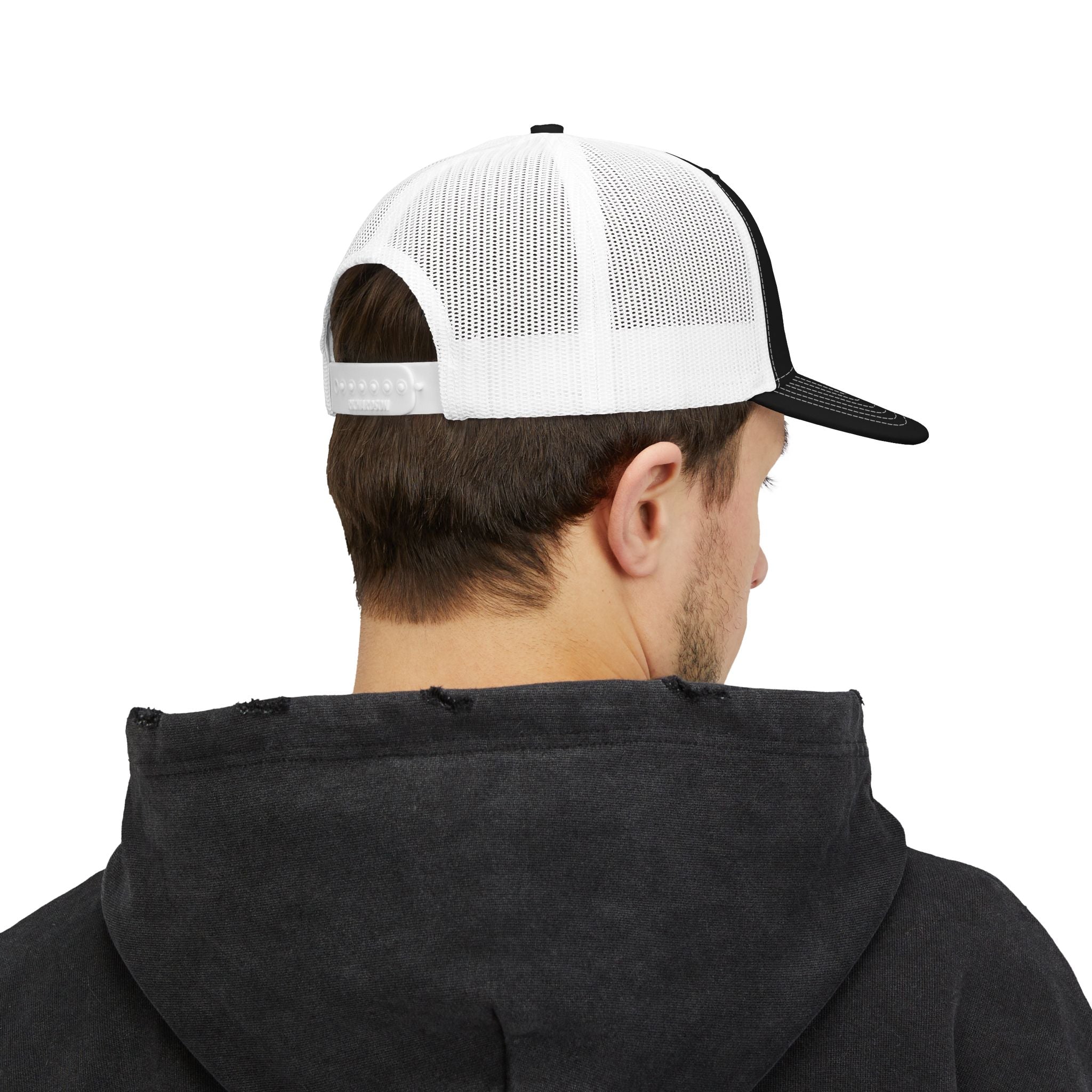 Cheer Dad Trucker Cap — Vintage Script Snapback Hat