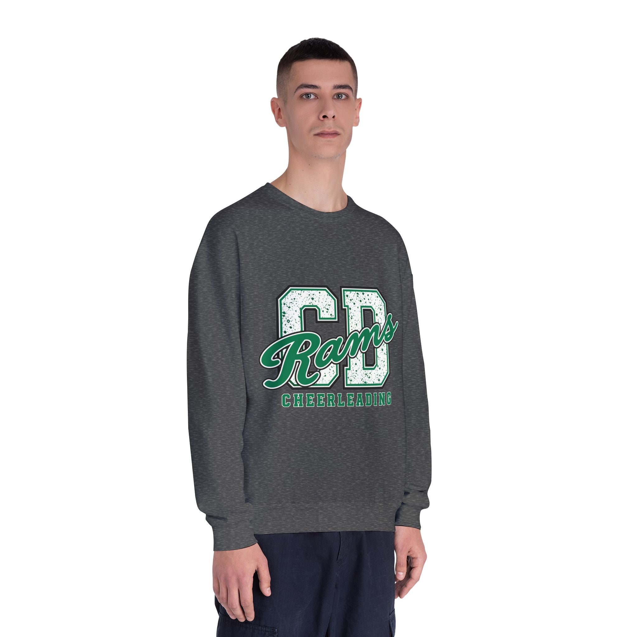 Personalizable Rams Cheerleading Crewneck Sweatshirt