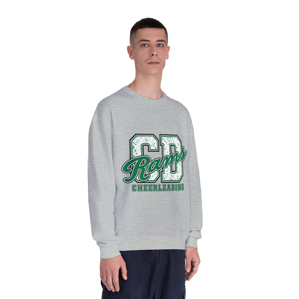 Personalizable Rams Cheerleading Crewneck Sweatshirt