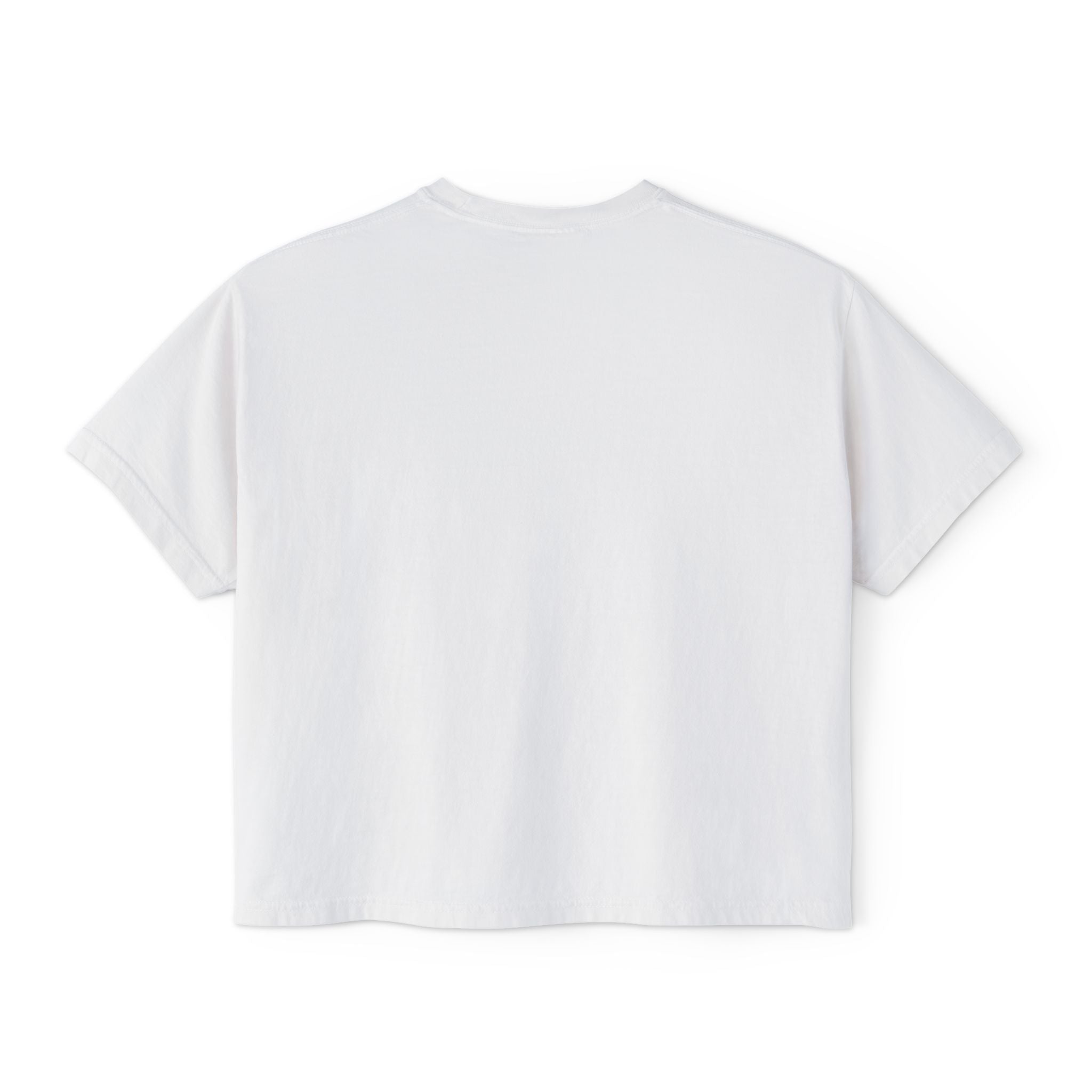 Rams Cheerleading Women's Boxy Tee — Vintage Megaphone Cheer Shirt