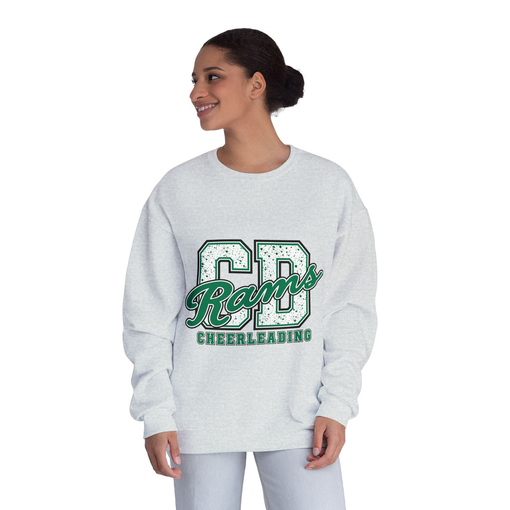 Personalizable Rams Cheerleading Crewneck Sweatshirt