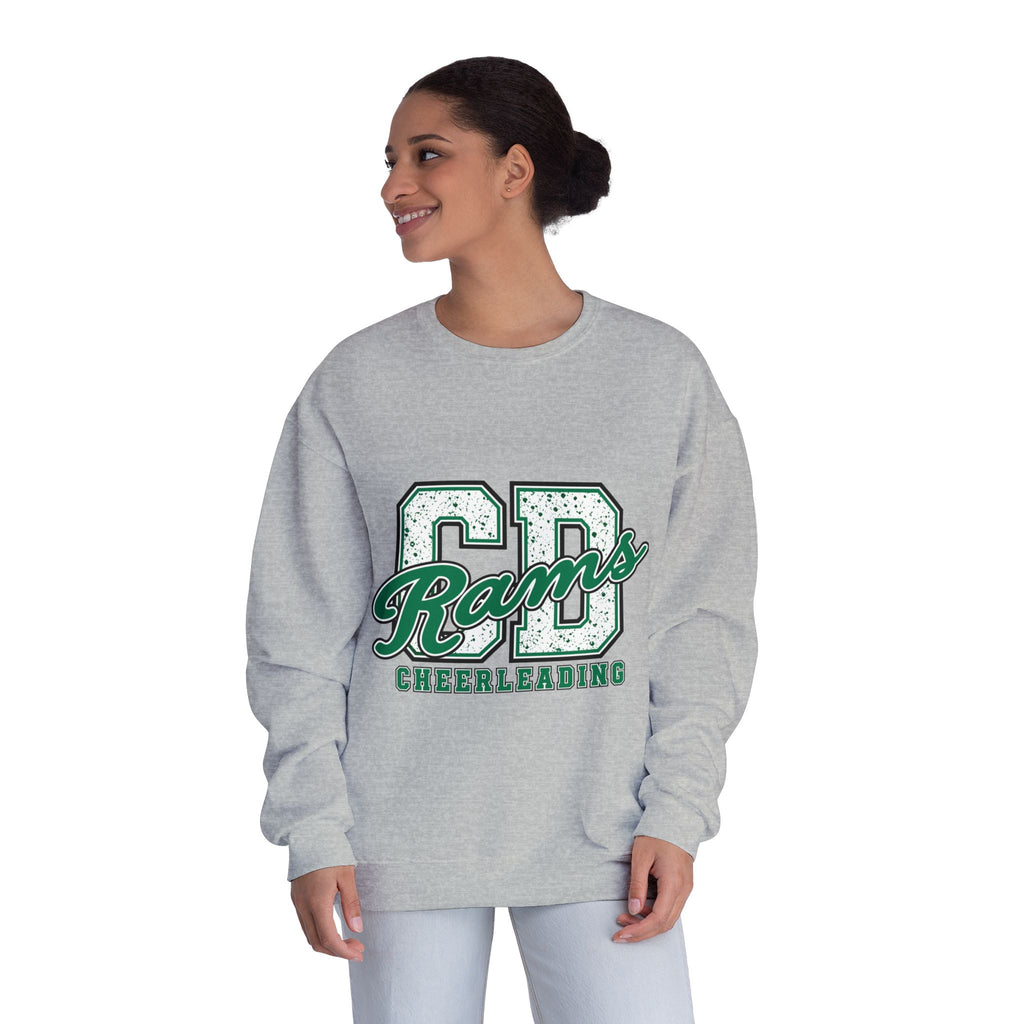 Personalizable Rams Cheerleading Crewneck Sweatshirt