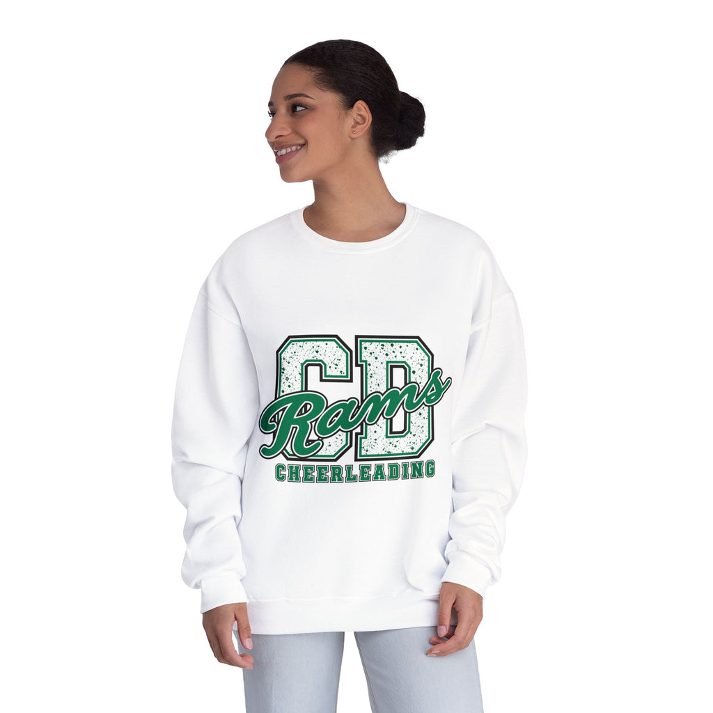 Personalizable Rams Cheerleading Crewneck Sweatshirt